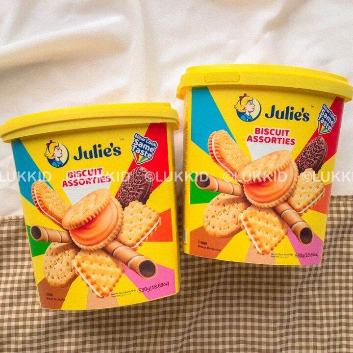 Julie's Biscuit ขนมจูลี่บิสกิต โฉมใหม่อร่อยเหมือนเดิม ขนาด 530 กรัม ...