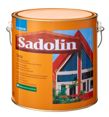 Sadolin Extra ซาโดลิน เอ็กซ์ตร้า สีย้อมไม้ชนิดเงา เนื้อสีผลิตจาก อัลขีดเรซิ่น ทนทานกว่าสีย้อมไม้ทั่วไป 5 เท่า