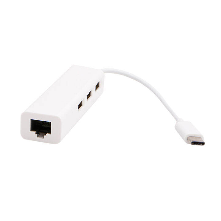 Seviso MacBook USB3.1 USBC TypeC to RJ45 LAN Adapter With 3