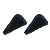 2X Automatic Transmission Gear Shift Knob Shifter Lever Handle for Lexus IS250 IS350 ISC 2006-2013 PTR51-53080,Blue Line