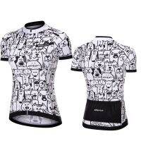 เสื้อผ้าจักรยานผู้หญิงเสื้อเจอร์ซีย์นักปั่นสำหรับผู้หญิง MTB Maillot เสื้อผ้าสีขาวกระเป๋าหลังเสื้อจักรยานเสือภูเขาเสื้อ Blusa Mujer Moda 2023