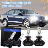 Volkswagen Jetta (MK6) ปี2011-2018 (หัว) H7ไฟ LED ไฟหน้ารถไฟหน้าอัตโนมัติ6000K สีขาวชุดไฟตัดหมอก