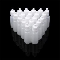 【CW】 25PCS 5ml/10ml/15ml/20ml Empty Plastic Squeezable Dropper Bottles Eye Liquid Dropper Refillable Bottles