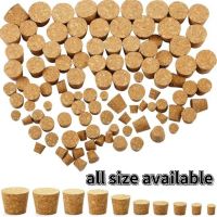 【CW】☢♣  100pcs Top DIA 7.5mm To 30mm Lab Test Tube Stopper Kettle Pudding Bottle Cap Burette Wood Plug