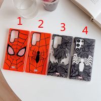 เคสนิ่มลายการ์ตูนน่ารัก Marvel S The Avengers Spider Man Venom สำหรับ Samsung S23Ultra S23Plus S22Ultra S22Plus เคสสำหรับ Galaxy โทรศัพท์ S23 S22 S21 S20อัลตร้าบวกโทรศัพท์มือถือกันกระแทกฝาครอบป้องกันโทรศัพท์สำหรับ S21 Samsung/S20Plus ฝาหลัง