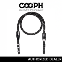 LEICA ROPE STRAP SO - BLACK REFLECTIVE by COOPH [19631] 100cm.