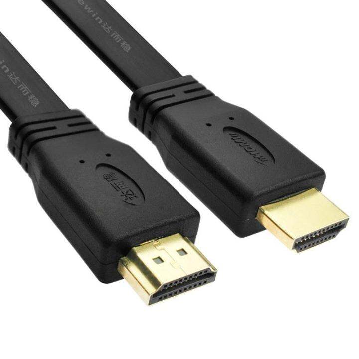 hdmi-high-speed-10m-1080p-3d-ver-1-4-สายแบบอ่อนแบนยาว-10เมตร-black