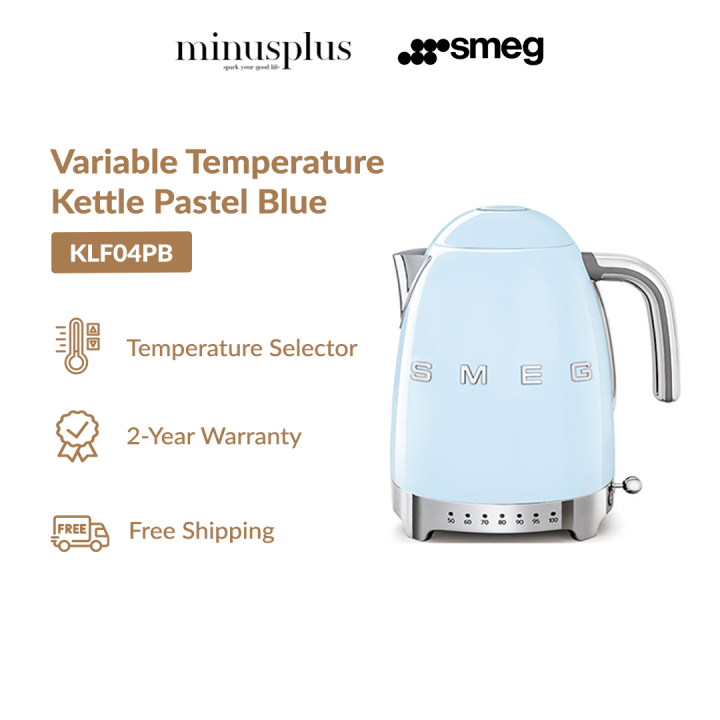 Smeg Variable Temperature Kettle Pastel Blue KLF04PB Lazada