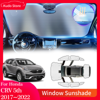 เต็มรถสีอาทิตย์ร่มกันแดดสำหรับฮอนด้า CR-V CRV 5th EX EX-L ไฮบริด2017 ~ 2022 2018 Visor หน้าต่างด้านข้างม่านบังแดดปก Pad อุปกรณ์เสริม