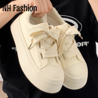 NH Fashion  รองเท้าผ้าใบผญ รองเท้าผ้าใบผู้หญิง รองดท้าผ้าใบ ผญ 2023 NEW  FBX2390MWC 37Z230912