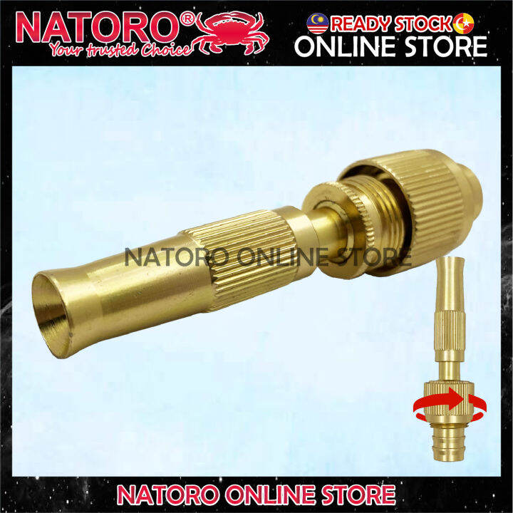 NATORO High Pressure Hose Nozzle within 1/2" connector [ Ready Stock