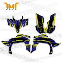 TMT ATV Full Plastics Background Graphics Sticker Decal For Yamaha YFZ450R YFZ 450R 450 R 2009 2010 2011 2012