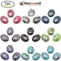 1 pc Brass Line Regalite/Imperial Jasper/Sea Sediment Jasper Cabochons Flat Oval 30x22~22.5x6mm for Jewelry Necklace Making DIY