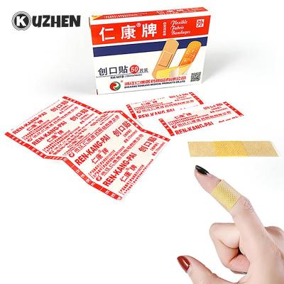 50/100Pcs Medical Band-Aid Elastic Wound Adhesive Plaster Breathable Skin First Aid Bandage Home Travel Outdoor Emergency Kits