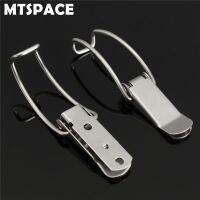 MTSPACE 2ชิ้นเซ็ตสแตนเลสโลหะฤดูใบไม้ผลิกระเป๋าเดินทางหน้าอกสลับล็อคสลักจับจับมือกลอนกล่องไฟประตูหัวเข็มขัด