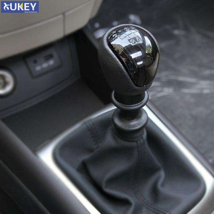 Car Styling 5 Speed Manual Gear Shift Knob Shifter Lever Pen Head For ...