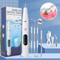 ZZOOI Electric Ultrasonic Dental Calculus Remover Tartar Staisn Scaler Tooth Cleaner LED Teeth Whitening Kit Oral Irrigator Dental