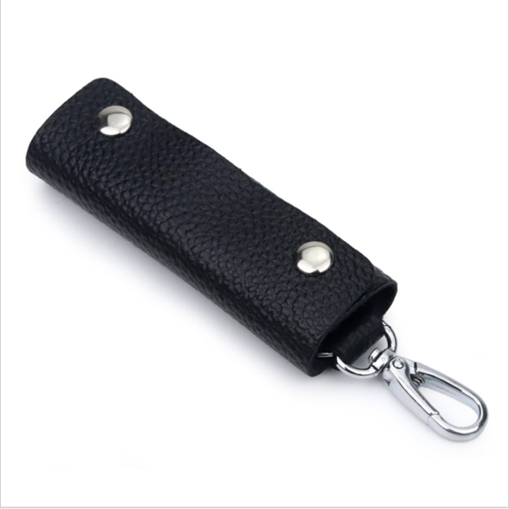 cw-1pc-car-key-pouch-bag-case-wallet-holder-chain-key-wallet-ring-collector-housekeeper-pocket-key-organizer-smart-leather-keychain