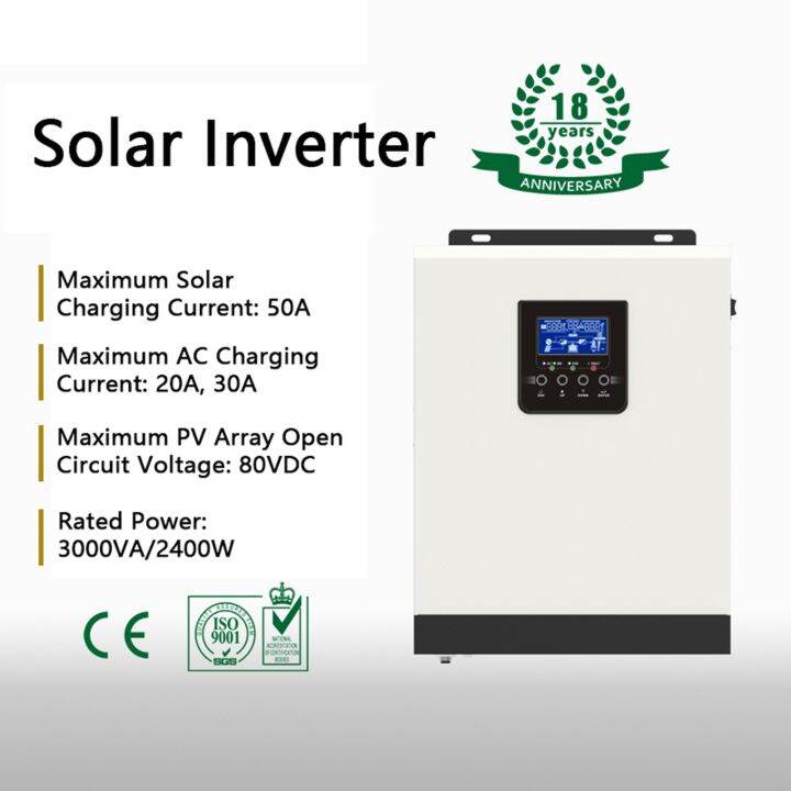 Solar Inverter MPPT Pure Sine Wave Off Grid Solar Converter for Home