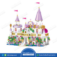 ChildGrand ชุดตัวต่อ เลโก้ ปราสาทเจ้าหญิง เจ้าชาย ชุดใหญ่ มีสไลด์เดอร์ LEGO Blocks Set 731 ชิ้น QL1106 #504938