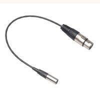 Mini XLR 3 Pin ชาย3 Pin Video Cable หญิงสำหรับ Blackmagic Pocket Cinema 4K กล้อง Audio Line