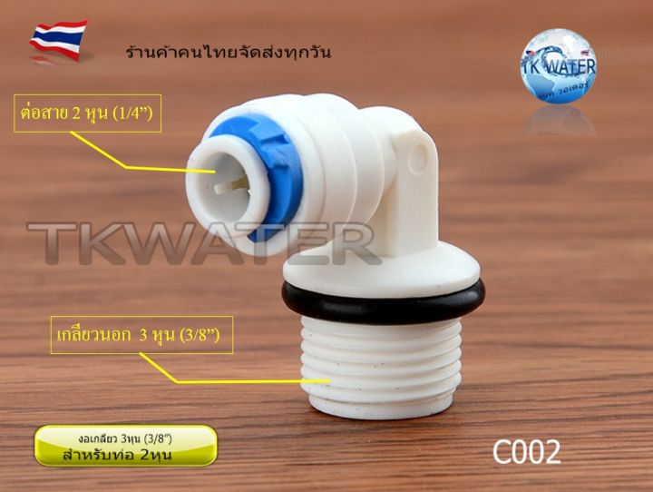 ข้อต่อเครื่องกรองน้ำ-เกรียว-3หุน-ท่อ-2หุน