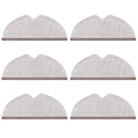 6Pcs Full Coverage Mopping Cloths for Xiaomi Roborock S5 S50 S51 S55 S6 S6 MAXV S5 MAX E25 E35 Vacuum Cleaner