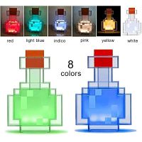 LED Brownstone Torch Night Light Game Creativity Toy Lamp Rechargeable Bedroom Bedside Decor Lamp Gifts For Kids Game Lamps