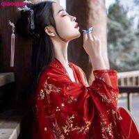 [Hot Sale] Crane Original Hanfu Genuine Female Chinese Style Large-Sleeved Shirt Student Full Chest Skirt Wide