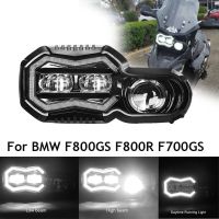 E24-Mark Motorcycle DRL Headlight For BMW F 650 700 800 GS F800 GS Adventure LED Projector Headlight Assembly With Hi/Lo Beam