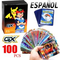 HOT Spanish Pokemon Cards TAG TEAM GX VMAX V Trainer Energy Shining Cards Game Castellano Español Children Toys