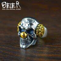 [Zhongxi ornaments ] BEIER The Jack Face Design แหวนสแตนเลสตลก Clowns Man Punk เครื่องประดับเป็นของขวัญเพื่อน Dropshipping BR8-642