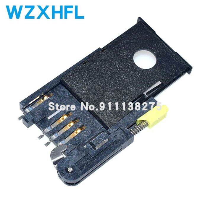 5pcs-sim-card-socket-kf-016-card-holders-jack-6-2p-sim900a-card-holder-connector-block-pull-out-for-gps-watty-electronics