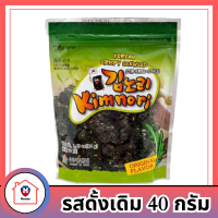 Kimnori Korean Crispy Seaweed Original คิมโนริ สาหร่ายเกาหลีกรอบรสดั้งเดิม 40 กรัม รหัสสินค้า BICmm3964mm