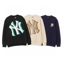 ☞ↂ ❤❀ [พร้อมส่ง] ❤ Mlb เสื้อกันหนาว คอกลม แขนยาว ปักลาย พิมพ์ลาย แฟชั่นใหม่ สําหรับทุกเพศ