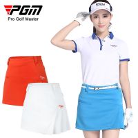 PGM Golf Apparel Womens Short Skirt Summer Leisure Sports Skirt Zipper Fashion Anti Exposure Pleated Skirt Short Skirt XS-XXL