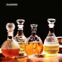 【CW】▽☎  Whiskey Decanter Bottle Glass Wine Beer Containers Cup Bar Tools Decoration