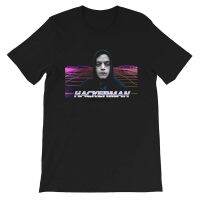 Hackerman Sad Elliot Alderson Mr หุ่นยนต์ความงาม Hacking MemeIronic Tumblr ของขวัญผู้ชายผู้หญิง Unisex TShirt เสื้อกันหนาว S-5XL