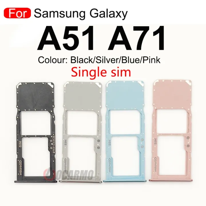 aocarmo-dual-amp-single-sim-card-tray-slot-for-samsung-galaxy-a51-a515f-a71-a7150-a715f-new-sim-micro-sd-card-holder-replacement