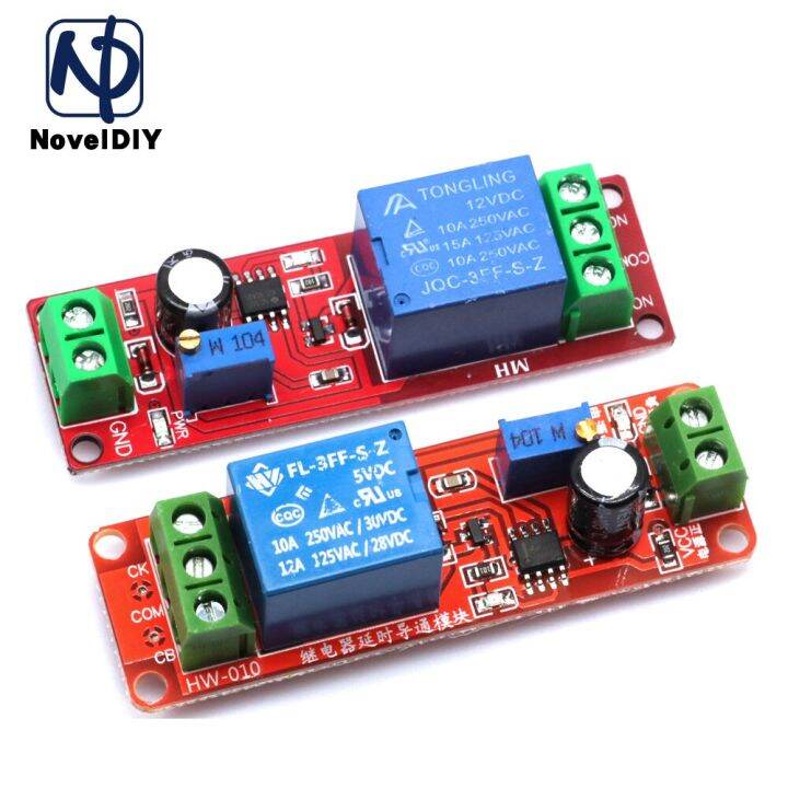 รีเลย์-dc-5v-12v-รีเลย์หน่วงเวลาเวลารีเลย์-ne555รีเลย์จับเวลารีเลย์รถปุ่มควบคุมเวลารอบการสร้างชีพจร