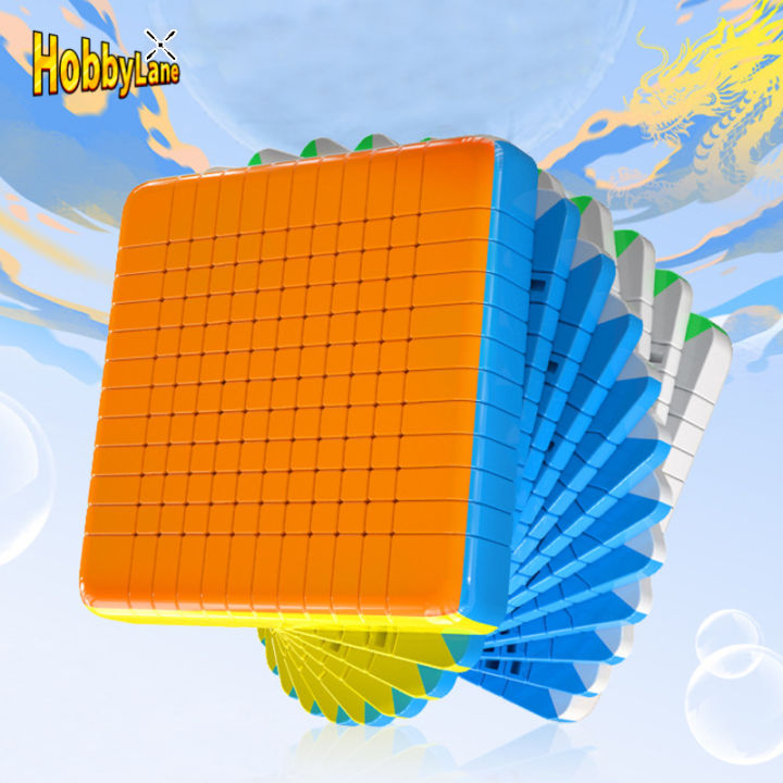 hobบี้-yuxin-huanglong-12x1-2ลูกบาศก์มายากล12ชั้น90มม-เกมส์ประลองความเร็วของเล่นเพื่อการศึกษาสำหรับเด็กของขวัญ