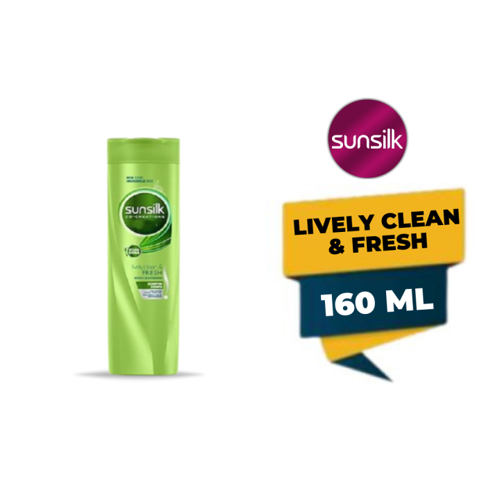 Sunsilk Shampoo Lively Clean And Fresh 160 Ml And 320 Ml Lazada