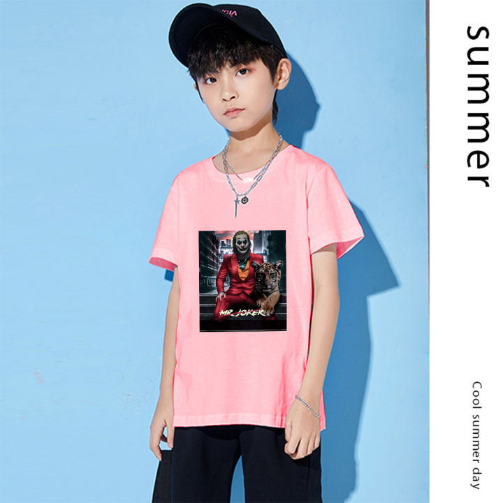 เสื้อยืดเด็กชาย-หญิงลายน่ารักซัมเมอร์-การ์ตูนสุดคิ้วๆเกาหลีh437