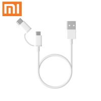 Xiaomi 2 In 1 Kabel ไมโคร USB Typ C Kurze Schnelle Schnell Lade Kabel Für Mi 9T 8 6 CC9 A1 A2แบตสำรอง Redmi 8 7 K20 Pro