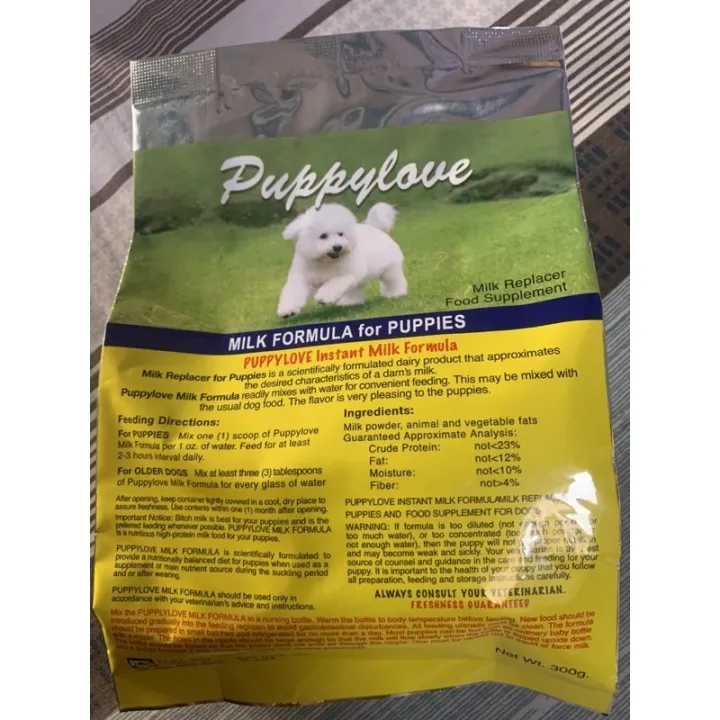 Puppy love milk replacer 300 grams /on hand ready to ship Lazada PH