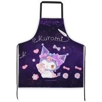 Sanrio Kuromi ผ้ากันเปื้อนทำอาหารครัวเรือน,[TIN Household Products] กันน้ำมันกันน้ำสำหรับผู้ใหญ่สีกาแฟแฟชั่น