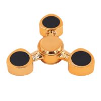 【LZ】✥  Hand Spinner Finger Toy Plastic Tip For Stress Out Autism Relief Rotation Interest Pressure Reducing Electroplating