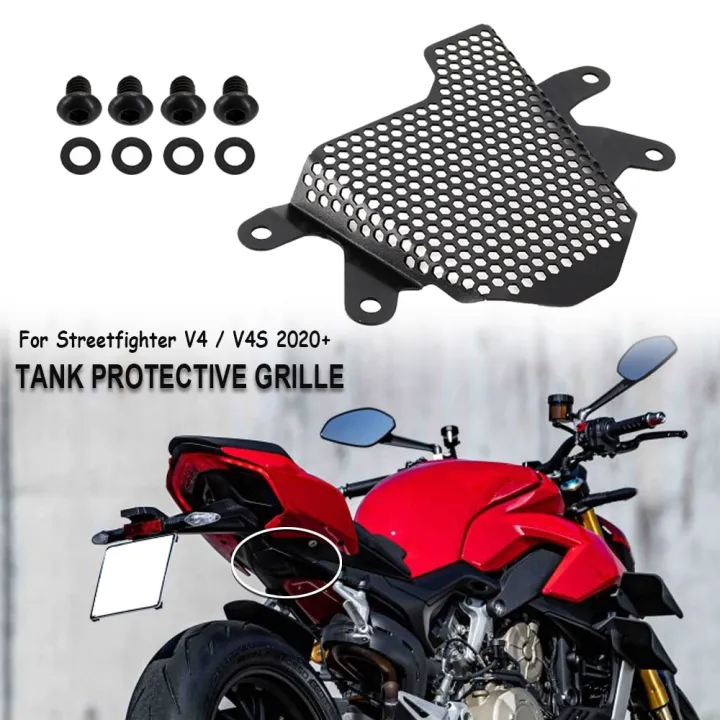 Tank Protective Grille FOR DUCATI V4s Streetfighter V4 Pillion Peg
