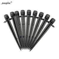 20Pcs Micro Bubbler Drip Irrigation Adjustable Emitters Stake Water Dripper Farmland Watering connect to 4/7 mm Hose IT039 Watering Systems  Garden Ho