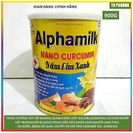 Sữa bột Alphamilk NaNo Curcumin Nấm Lim Xanh 900g , tăng cường sức đề kháng , giảm viêm dạ dày, xương khớp, gout, ung thư , tai biến , gan, huyết áp , làm đẹp da- Nguyên liệu nhập khẩu Newzelean thumbnail